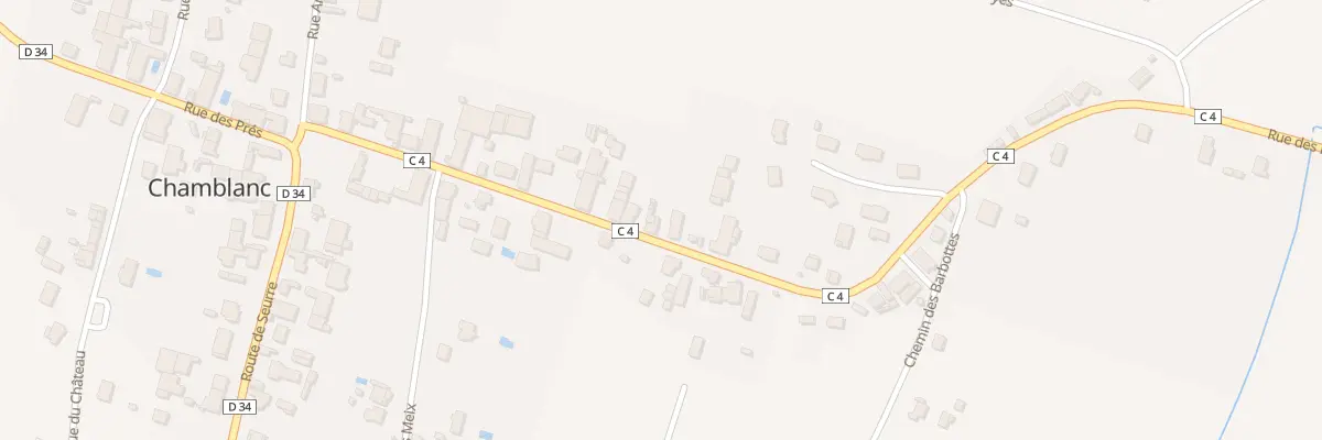 Plan du 25 Rue des Bois à Chamblanc