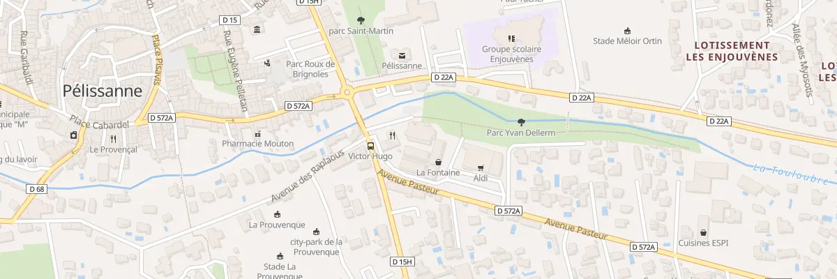 Plan du 9434 Av Pasteur à Pélissanne