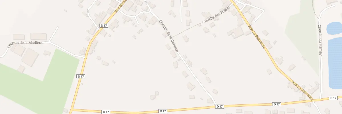 Plan du 8 Rle de la Dohette à Messincourt