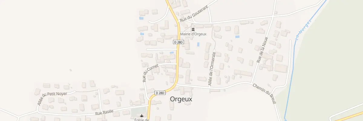 Plan du 18 Rue de l’Assomption à Orgeux