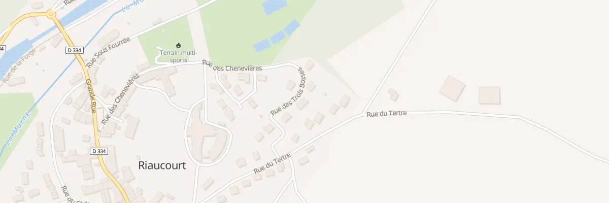 Plan du 5 Rue des Trois Bosses à Riaucourt