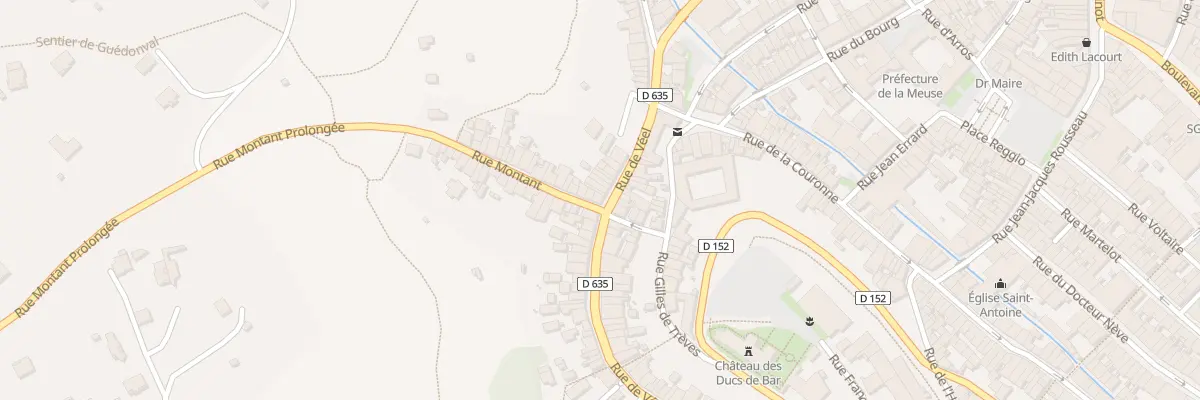 Plan du 33 Rue de Véel à Bar-le-Duc