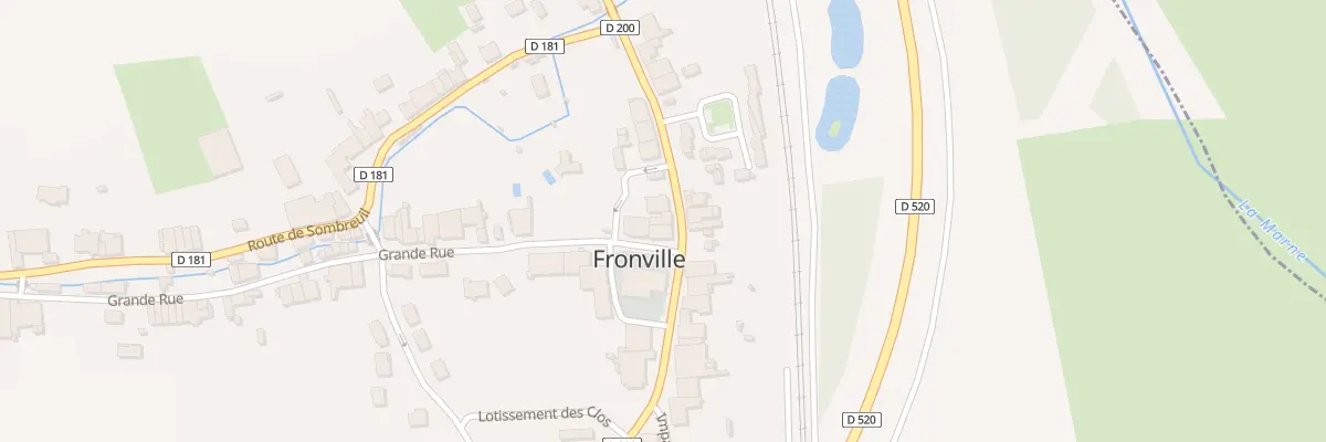 Plan du 46 Rue Saint Lumier à Fronville