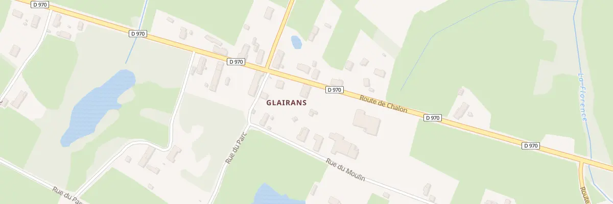 Plan du 51 Rte de Chalon à Mervans