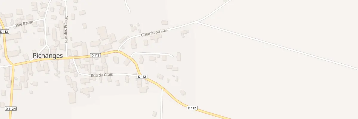 Plan du 11 Rte de Spoy à Pichanges