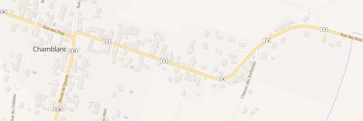 Plan du 27 Rue des Bois à Chamblanc