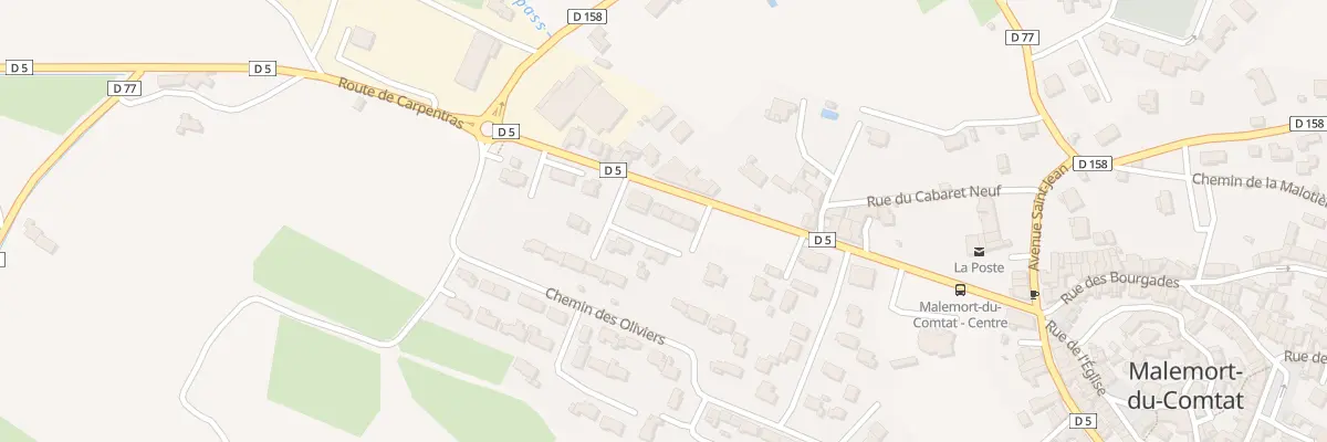 Plan du 6008 Av Docteur Tondut à Malemort-du-Comtat