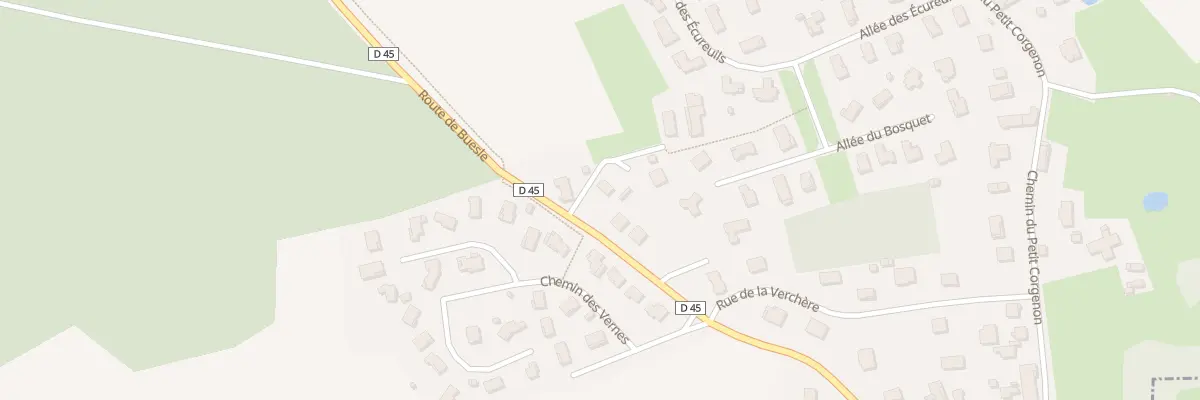 Plan du 2093 Rte de Buesle à Buellas