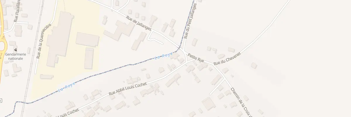 Plan du 27 Rue Abbé Louis Cochet à Jallanges