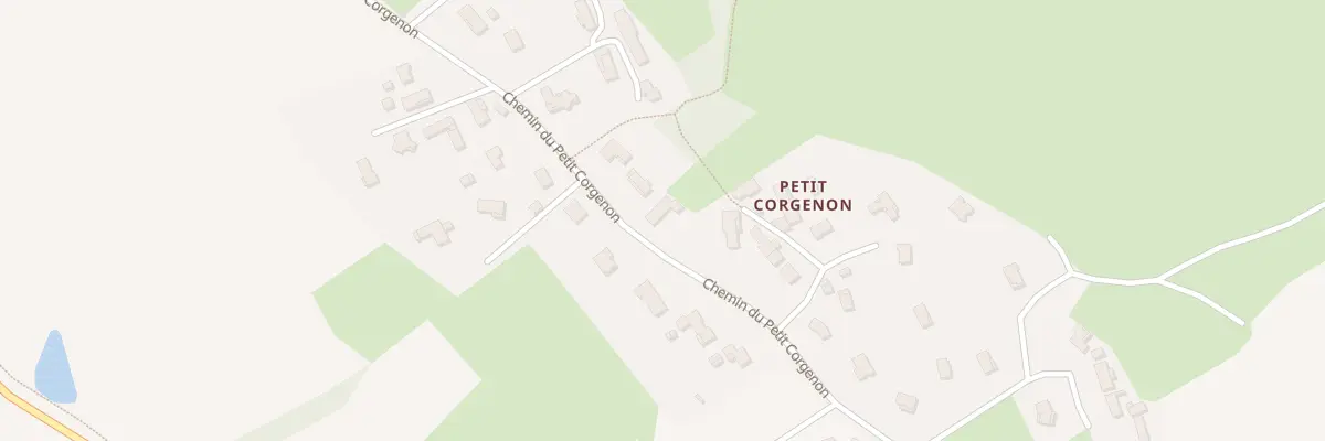 Plan du 599 Chem du Petit Corgenon à Buellas