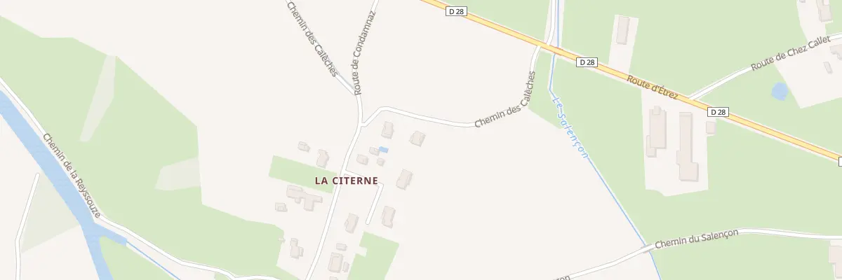 Plan du 5244 La Citerne à Malafretaz