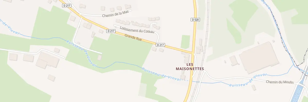 Plan du 3 Gr Grande Rue à Mussey-sur-Marne