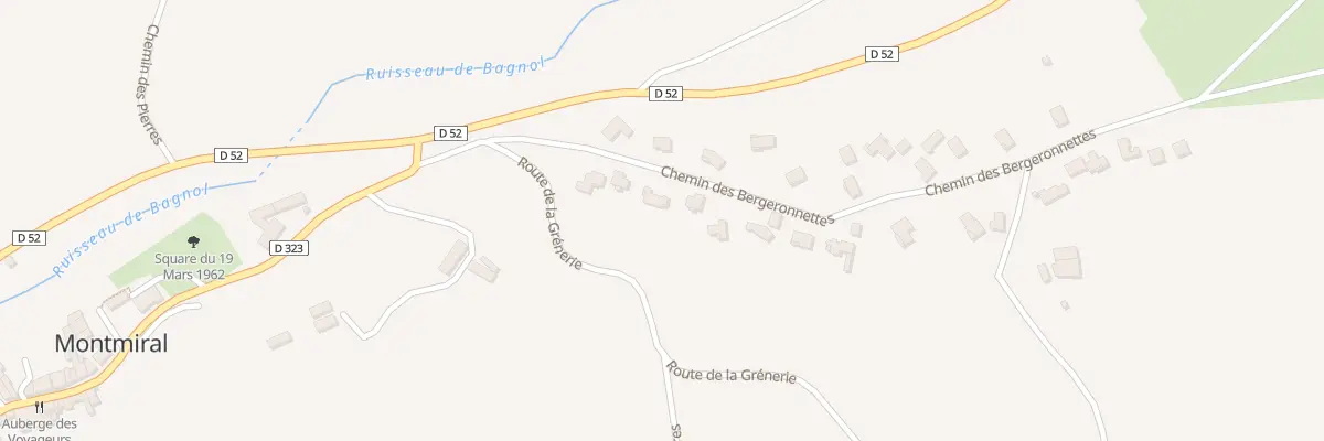 Plan du 130 Che des Bergeronnettes à Montmiral