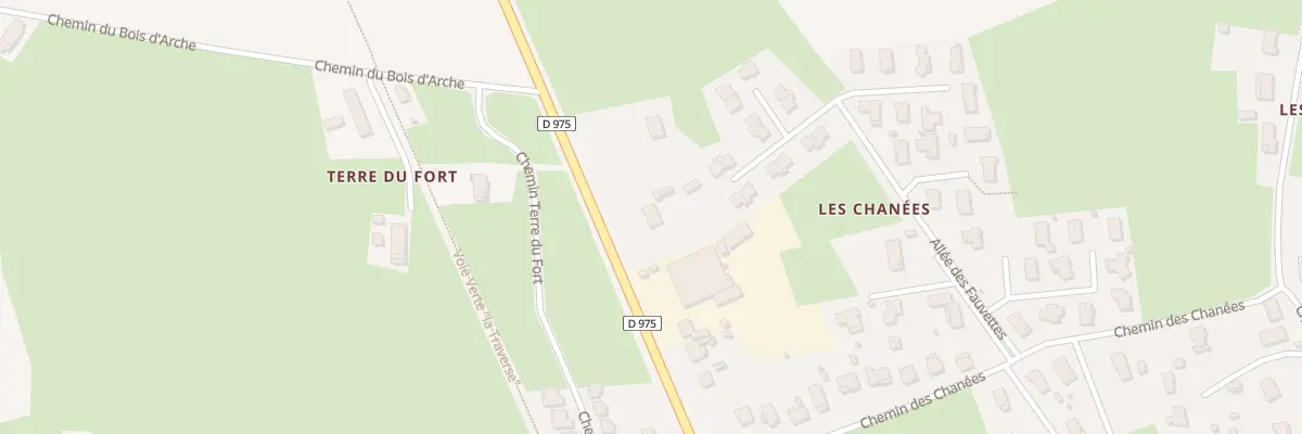 Plan du 406 Rte de Montrevel à Attignat