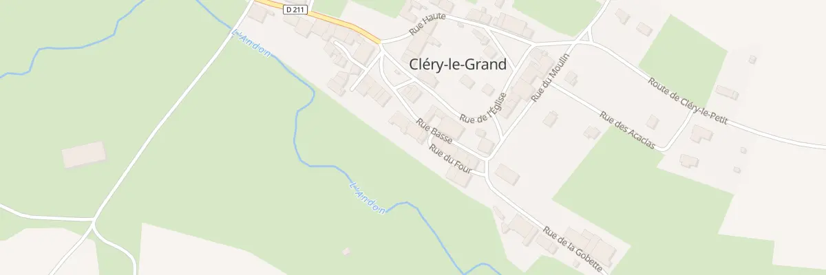 Plan du 4 Rue Basse à Cléry-le-Grand