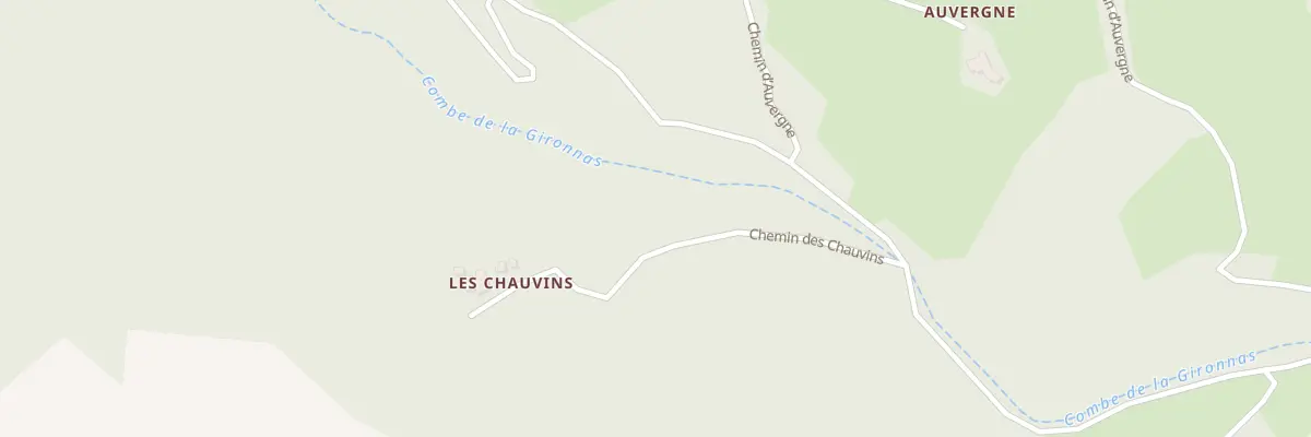 Plan du 5181 La Peine à Vesc
