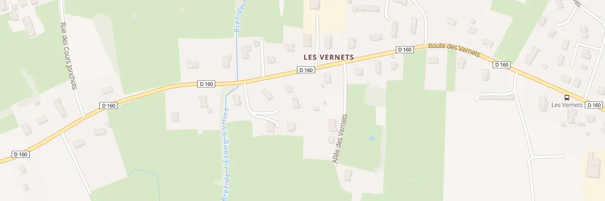 Plan du 95 Imp des Vernets à Branges