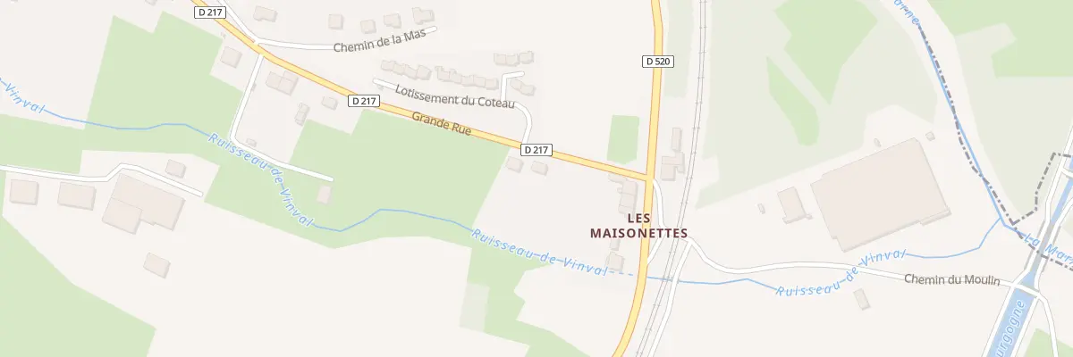 Plan du 1 Gr Grande Rue à Mussey-sur-Marne