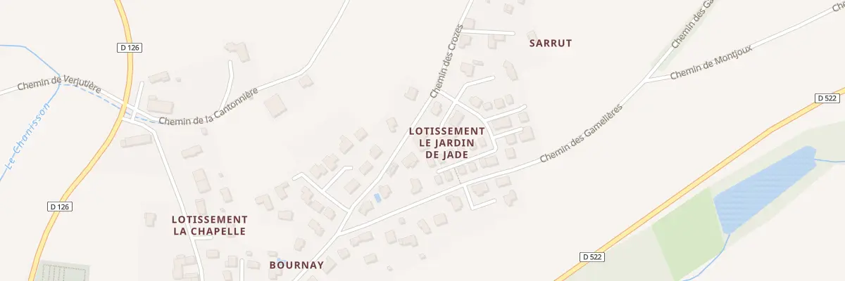 Plan du 360 Che des Crozes à Saint-Jean-de-Bournay