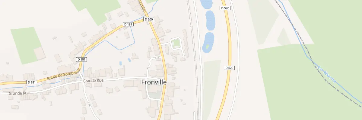 Plan du 8 Pl de la Ronciere à Fronville