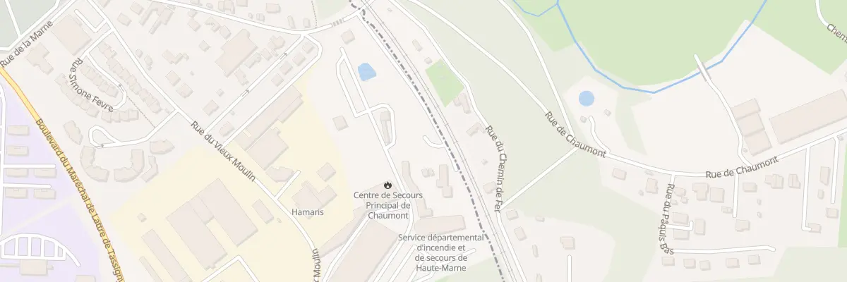 Plan du 22 Rue de la Marne à Chaumont