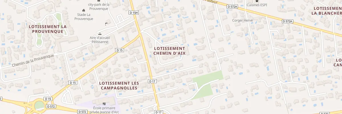 Plan du 20 Lot Le Chemin d’Aix à Pélissanne