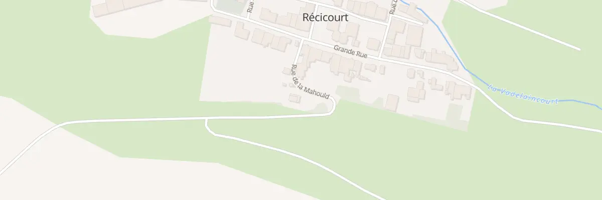 Plan du 3 Rue de la Mahould à Récicourt