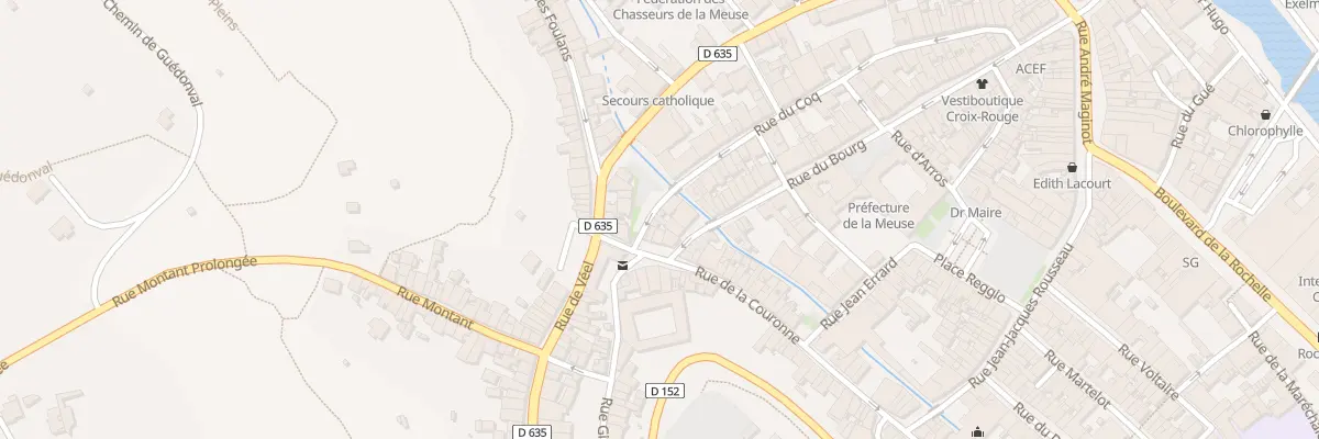 Plan du 64 Rue du Coq à Bar-le-Duc