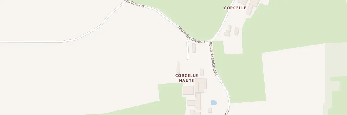 Plan du 860 Rte des Orcieres à Foissiat