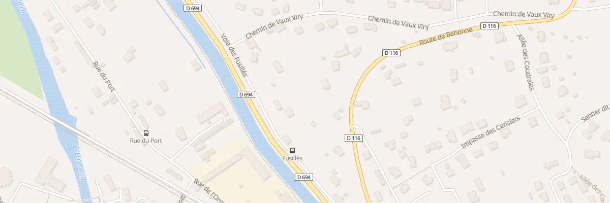 Plan du 71 Voie des Fusillés à Bar-le-Duc