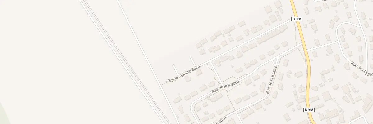 Plan du 14 Rue Joséphine Baker à Aiserey