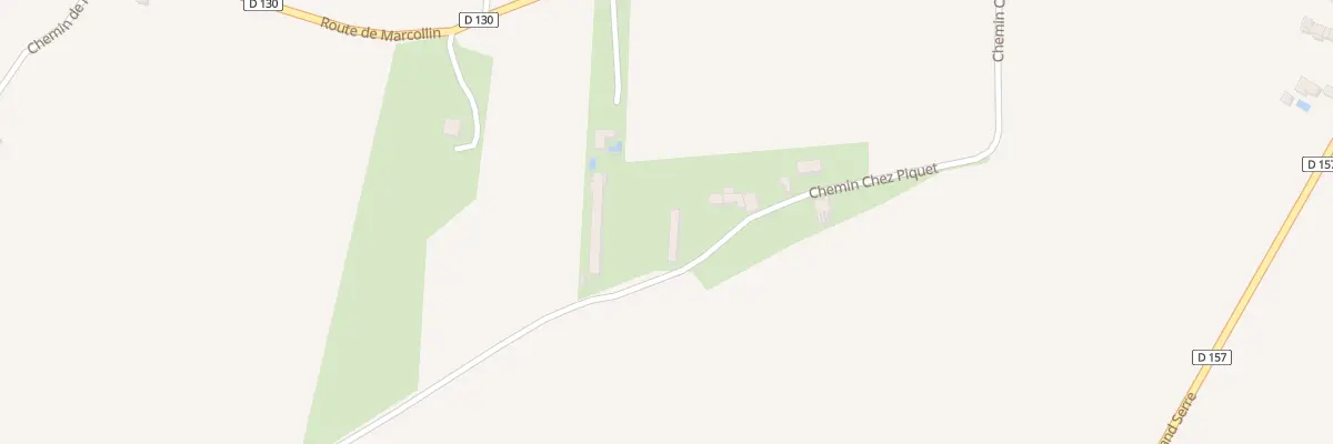 Plan de Che Chez Piquet à Thodure