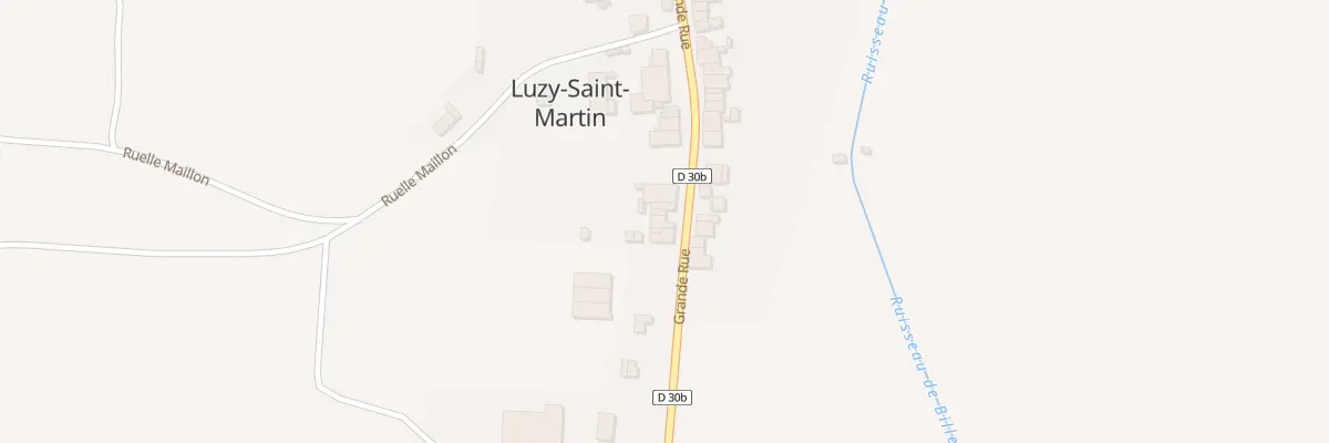 Plan du 7 Gr Grande Rue à Luzy-Saint-Martin