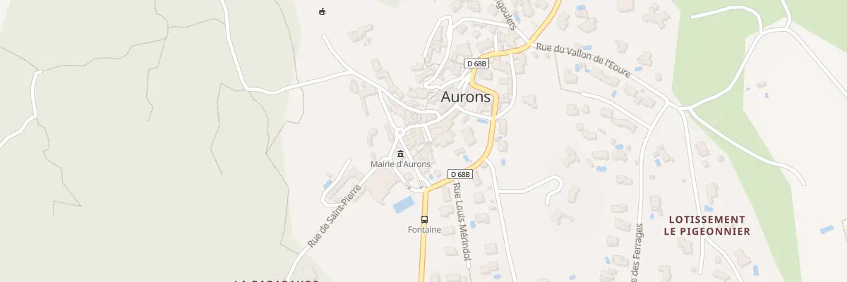 Plan du 5097 Le Village à Aurons