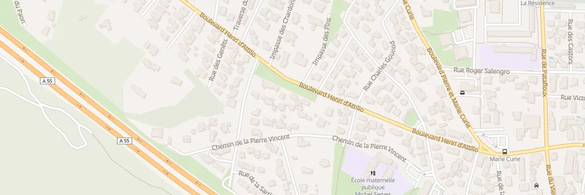Plan du 2 Rue des Argelas à Châteauneuf-les-Martigues
