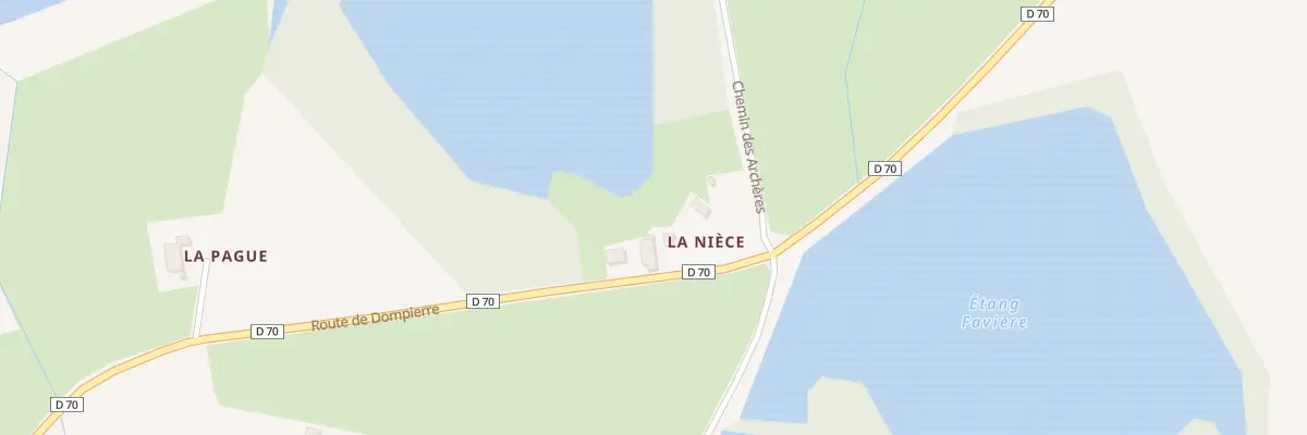 Plan du 5064 Etang La Niece à Saint-Nizier-le-Désert