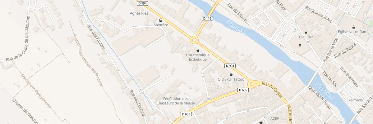 Plan du 26 Bd Raymond Poincaré à Bar-le-Duc