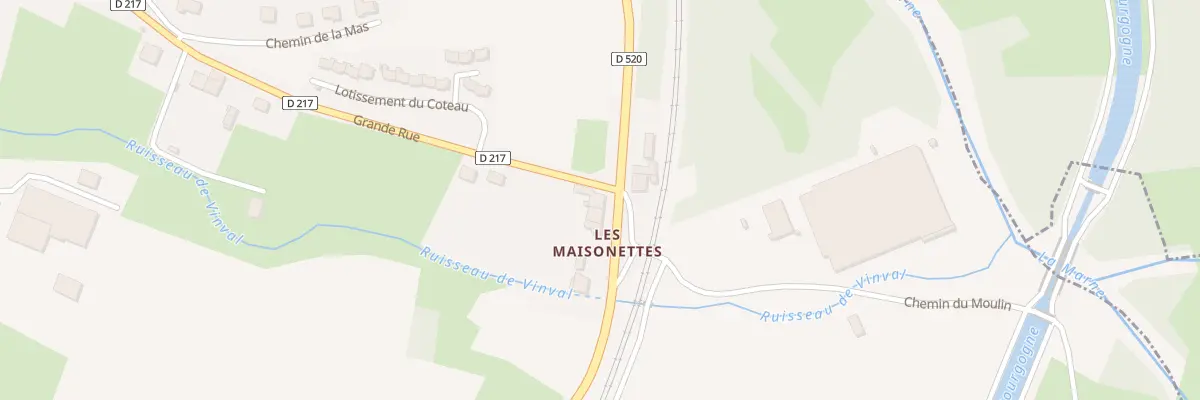 Plan du 2 Rte Nationale 67 à Mussey-sur-Marne