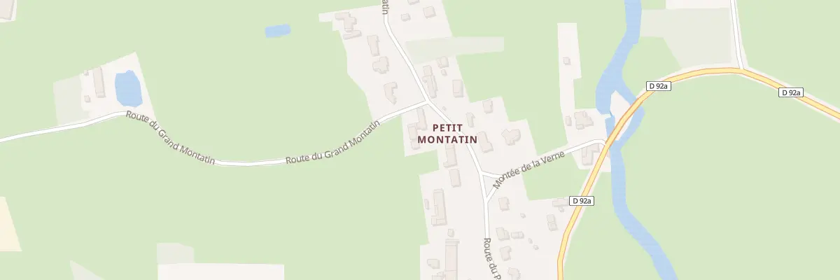 Plan du 357 Rte du Petit Montatin à Bresse Vallons