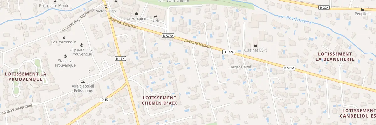 Plan du 44 Rue Gorlett à Pélissanne