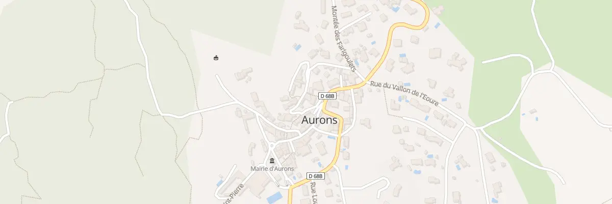 Plan du 6 Rue du Castellas à Aurons