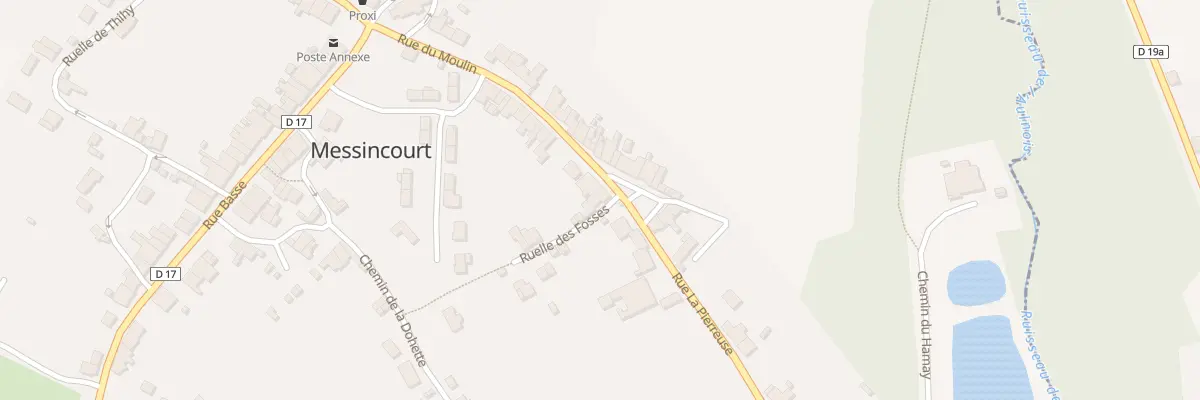 Plan du 36 Rue du Moulin à Messincourt