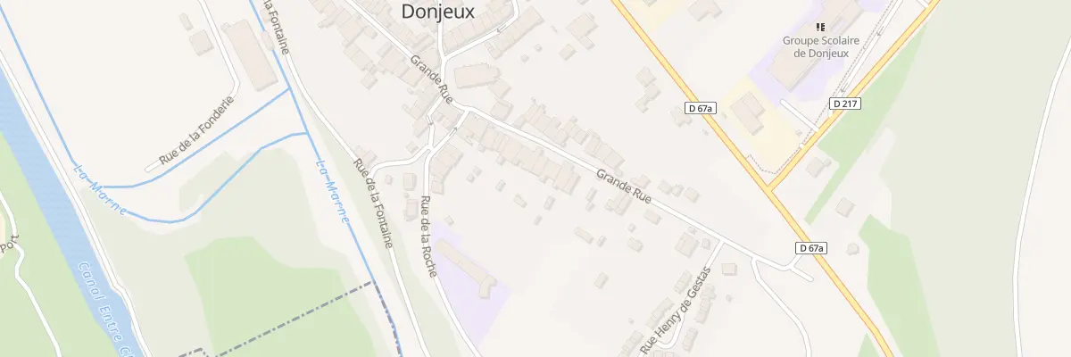 Plan du 56 Rue Grande Rue à Donjeux