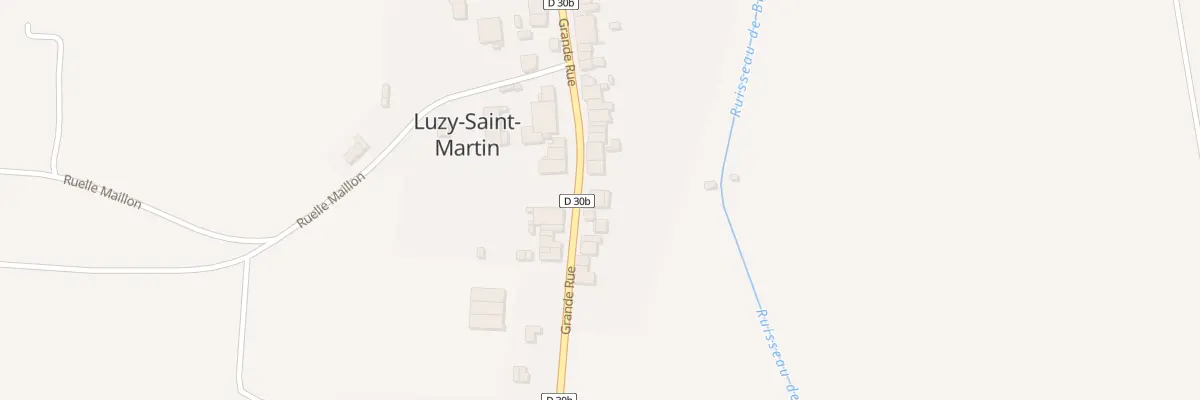 Plan du 8 Gr Grande Rue à Luzy-Saint-Martin