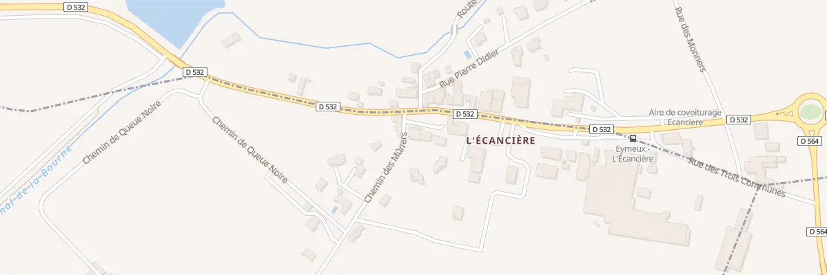 Plan du 25A Che des Mûriers à Jaillans