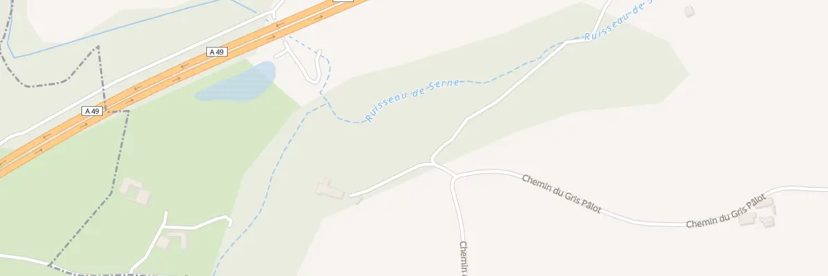 Plan du 580 Che du Gris Pâlot à Jaillans