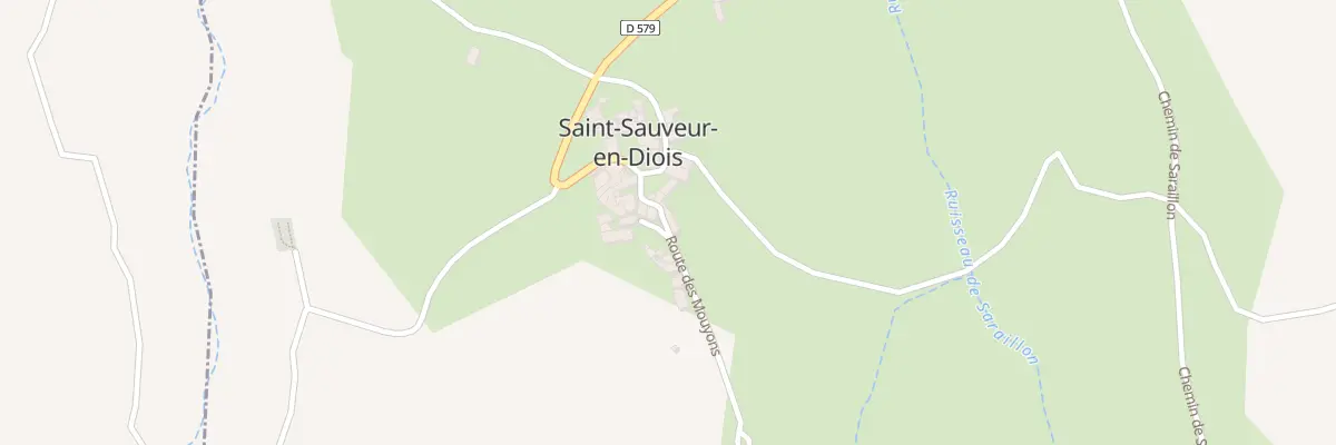 Plan du 5003 Le Village à Saint-Sauveur-en-Diois