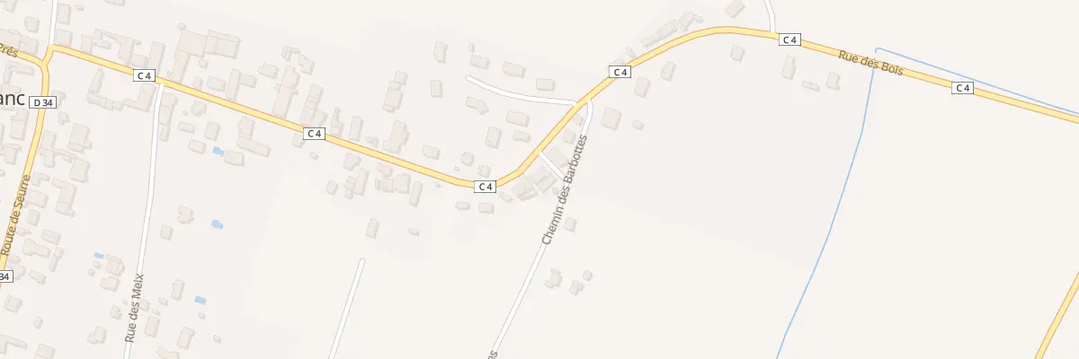 Plan du 34 Rue des Bois à Chamblanc