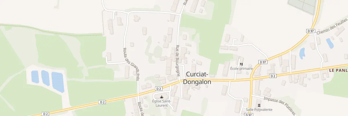 Plan du 55 Rue de Bourgogne à Curciat-Dongalon