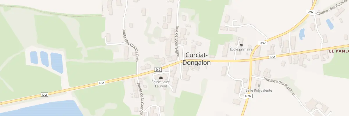Plan du 13 Rue de Bourgogne à Curciat-Dongalon